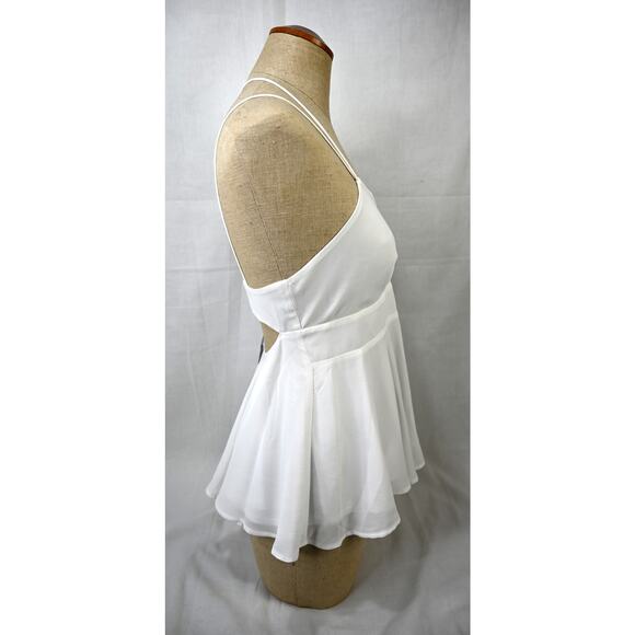 Lot of 2 EXPRESS Sleeveless Tops White XS NWT - Picture 9 of 9